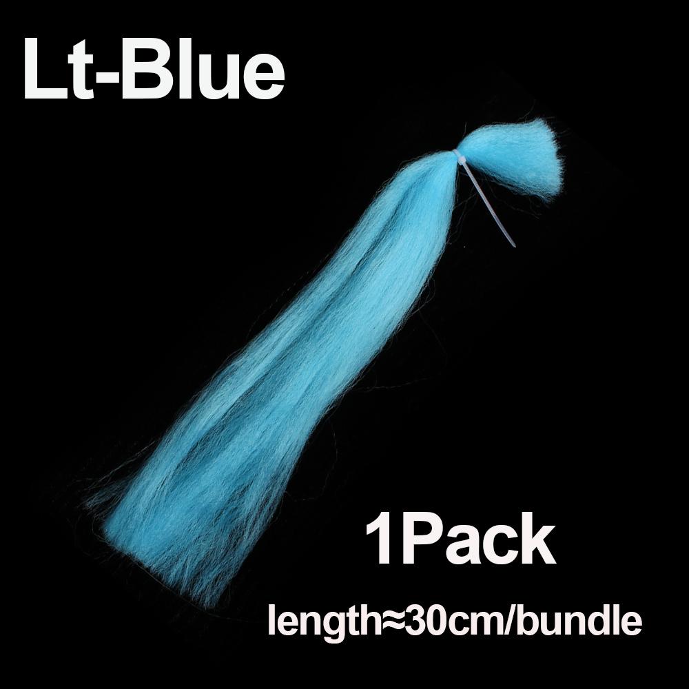 1 упаковка 30 см гофрированное Kinky Minnow волокно стримерная мушка волокна Bucktail головка для джига материал для вязания для нахлыста форель щука окунь набор приманок
