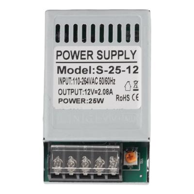 Импульсный блок питания DC12V 25W 2.08A для светового короба, светодиодной ленты, системы камер видеонаблюдения