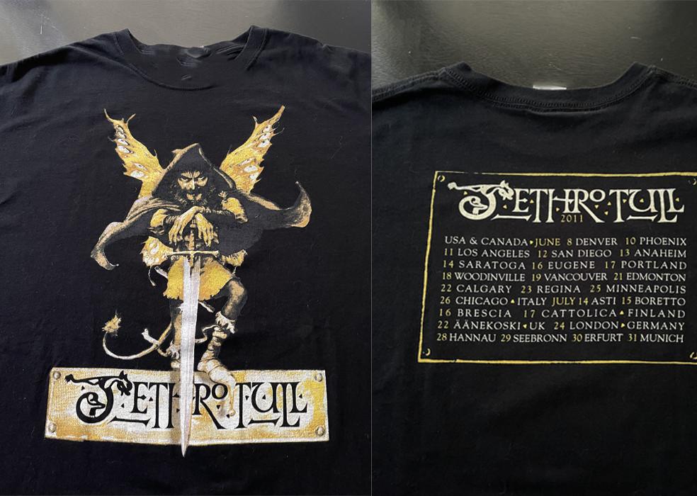 2 Sides Jethro Tull Tour 2011 Shirt Black Unisex S5XL AD264 Unisex T-Shirt
