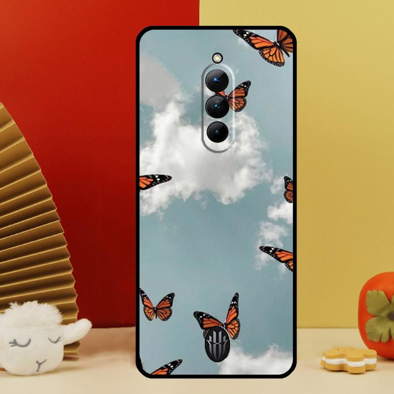 Cute Aesthetic Butterfly Case For Nubia Red Magic 10 9 8 Pro Plus 6 7 6S 7S Pro 5G 6R RedMagic 8S 9S Pro Plus Cover