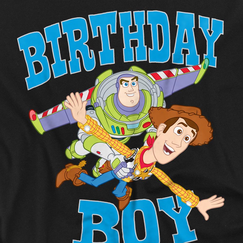 Toy Story Unisex Adult Birthday Boy Woody & Buzz Lightyear T-Shirt