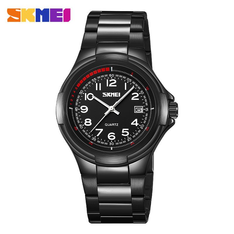 Men's Watch Alloy Stainless Steel Waterproof Men's Watch Fashion Small Dial Men's Quartz Watch
