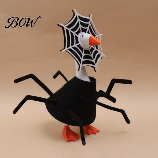 Felt Clothes for Cement Goose 1 Set Halloween Desk Outfit, Cute Spider or Turkey Playful Home Office Ornaments Holiday Costume, Funny Lobster Apparel