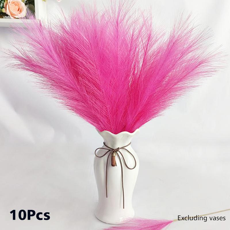 10 шт. простой элегантный искусственный тростник из пампасной травы, искусственный тростник для растений
