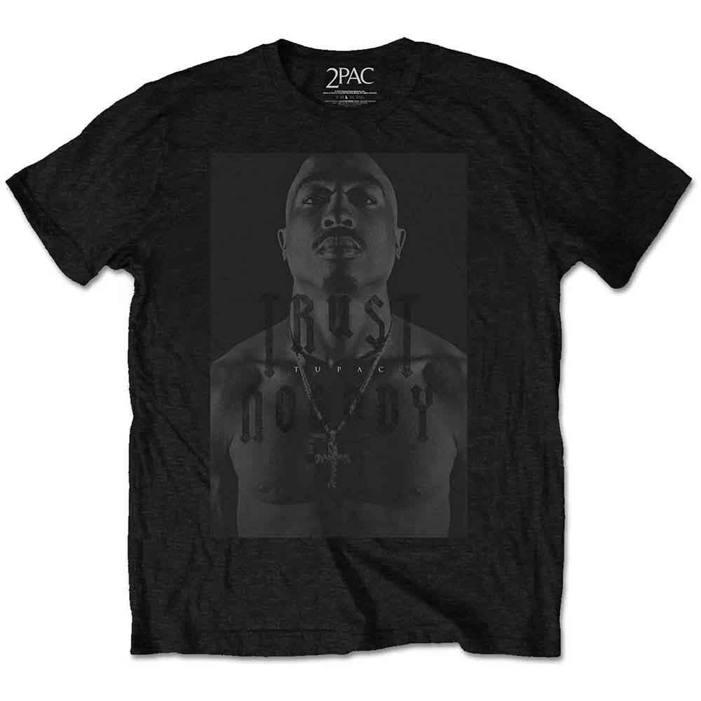 Футболка Tupac Trust no one Черная Новая