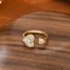 Регулируемое женское кольцо Love Ring Fashion Personality Simple Clean Ins Style Girl Summer Beach Vacation Jewelry Finger Ring Wedding Party Jewelry