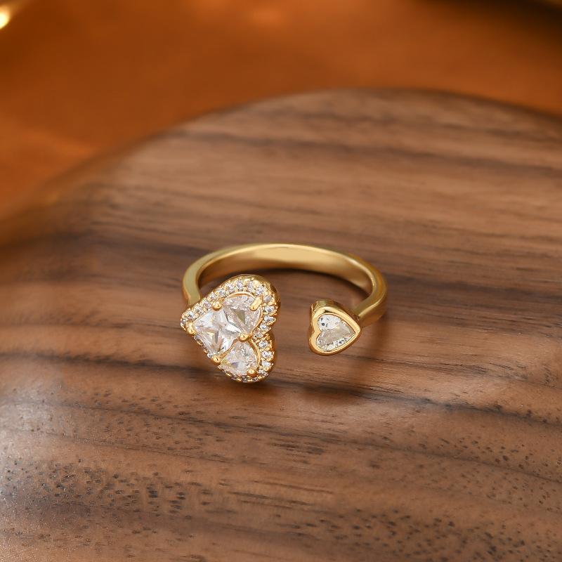 Регулируемое женское кольцо Love Ring Fashion Personality Simple Clean Ins Style Girl Summer Beach Vacation Jewelry Finger Ring Wedding Party Jewelry