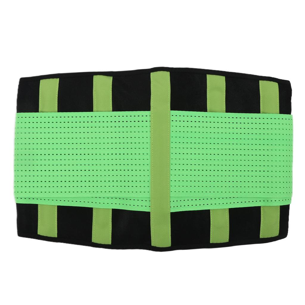 Back Brace Comfortable SkinFriendly Breathable Waist Protection Equipment for Pain Relief(Fluorescent Green )