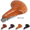 Bicycle Saddle Cowhide Leather Three-spring Bicycle Cushion Saddle Bike Accessories