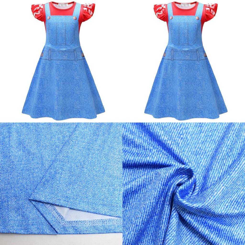 Lilo Pelekai Girls Sleep Dress With Soft Polyester Cotton Blend Fabric For Kids And Toddler Girls