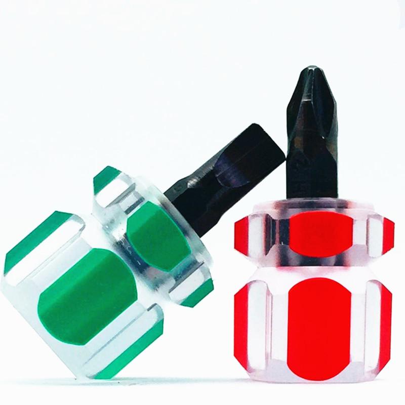 2Pcs Sewing Machine Screwdriver Kit Mini Short Screwdriver Portable Radish Head Repair Sewing Tools