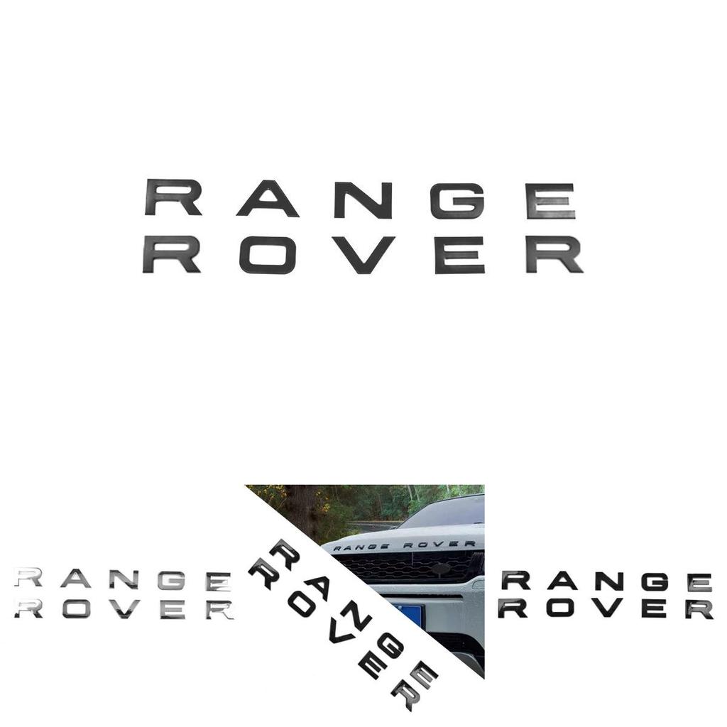 Эмблема автомобиля Range Rover с зеркальной отделкой для украшения внедорожника