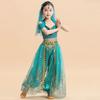 Aladdin Jasmine Princess Dance Dresses for Girls Aladdin Magic Lamp Stage Performance Costumes Children's Party Fancy Outfits