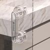 Anti-slip Sliding Door Handle Waterproof Wardrobe Door Handle Suction Cup Door Handle  Bathroom