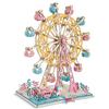 Uruoi Carry Ferris Wheel 3D Puzzle, Wooden Puzzle, Colorful Wooden Puzzle, Assembly Kit for Adults, Wooden Puzzle, Model Kit, Interior Model,