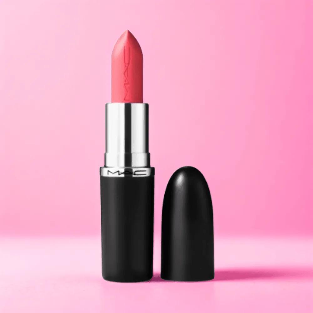 MAC Maximal Sleek Satin Bullet Lipstick Grapefruit Pucker 3.5g Smooth Color Payoff