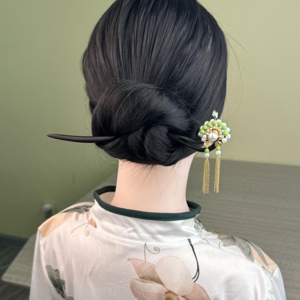 Tassel New Chinese Style Hair Clip Red Hanfu Hairpin Beijing Opera Hair Accessories Bridal