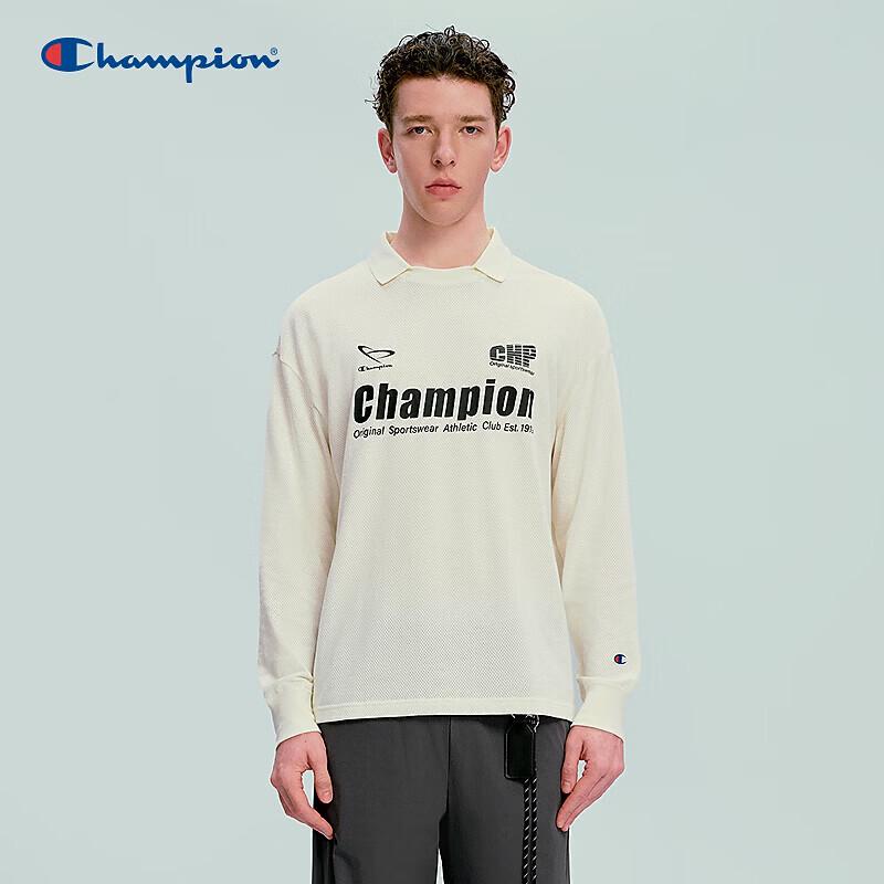 Champion Поло с длинным рукавом в стиле колор-блок