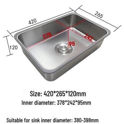 Кухонная мойка TLXT с глубокой одинарной чашей и конструкцией «чаша в чаше»