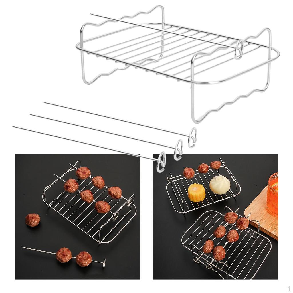 Аксессуары для фритюрницы Стойка для барбекю для универсальной охлаждающей полки для духовки