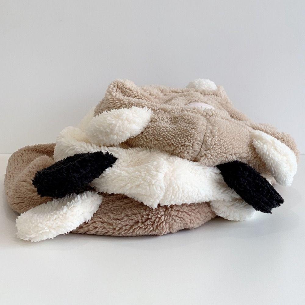 Цельная детская шапка-капюшон, шарф, ветрозащитная детская шапка-бини, милая зимняя детская шапка-шарф