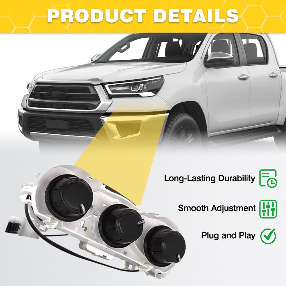 Для Toyota Hilux 2015-2024 Панель переключателей блока управления кондиционером и отопителем 559000K010