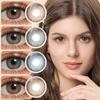 Color Contact Lenses for Eyes 1 Pair Colored Eye Lenses Beauty Pupils Eyes Cosmetic Colored Lenses Blue Lens