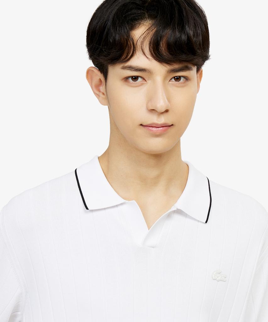 LACOSTE Men'S Open Collar Sweater Ah721E-56G 001