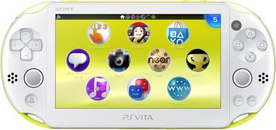 [Восстановленная] SONY PlayStation Vita Wi-Fi Модель Лайм Зеленый/Белый PCH-2000ZA13