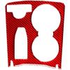 Центральная консоль из красного углеродного волокна, подлокотник, держатель для чашки с водой, украшение на рамку, подходит для Mercedes-Mercedes Benz C Level W204 C180 C200 C250