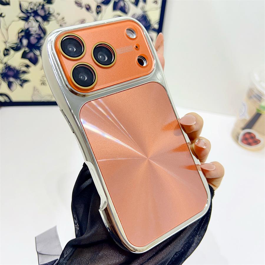 Тонкий противоударный чехол Aurora с гальваническим покрытием для iPhone 14/13 Совместим с Apple 17/16/15 Pro Max