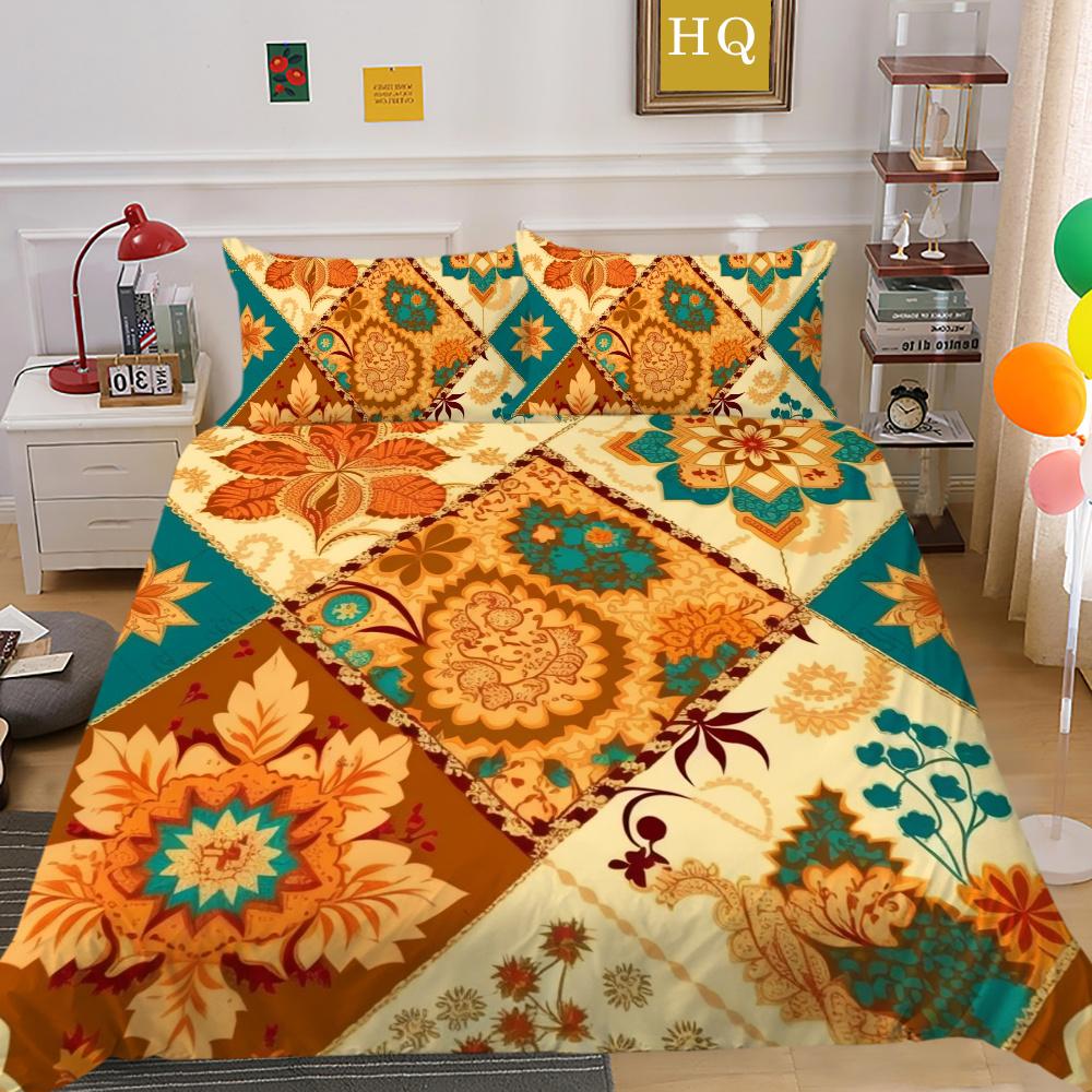 Комплект постельного белья высокого качества с принтом пейсли, детское покрывало, двойной размер, полиэстер, домашний текстиль