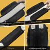Черный уменьшающий вес плечевой ремень для рюкзака, декомпрессионный двойной плечевой ремень, широкий школьный ремень, плечевой ремень, аксессуары