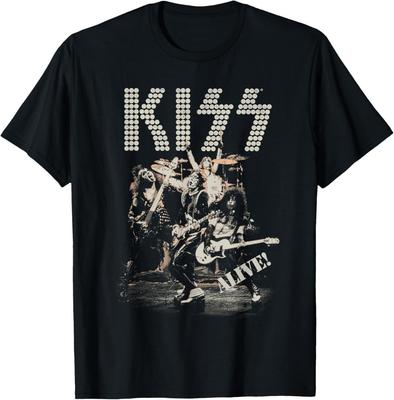 Официальный KISS Alive! Футболка с фото