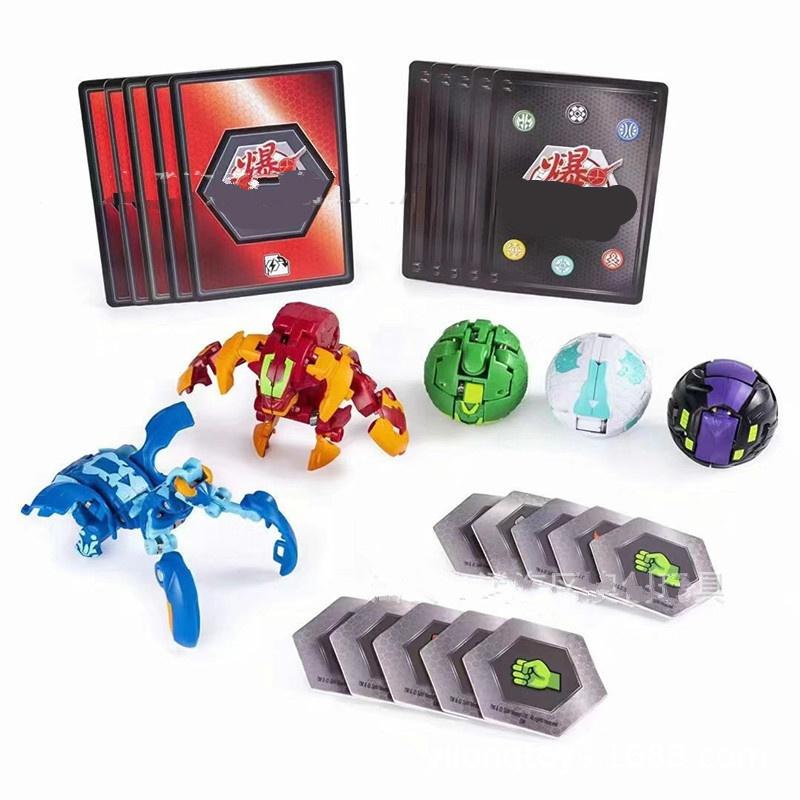 Детская игрушка взрыв металла Fusion Met Monster Ball гироскоп Atletiek Speelgoed деформация животное мгновенная деформация