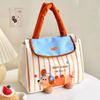 Cute Insulated Tote Bag Dachshund Food Thermal Handbag Practical Picnic Travel Storage Bags  Kids