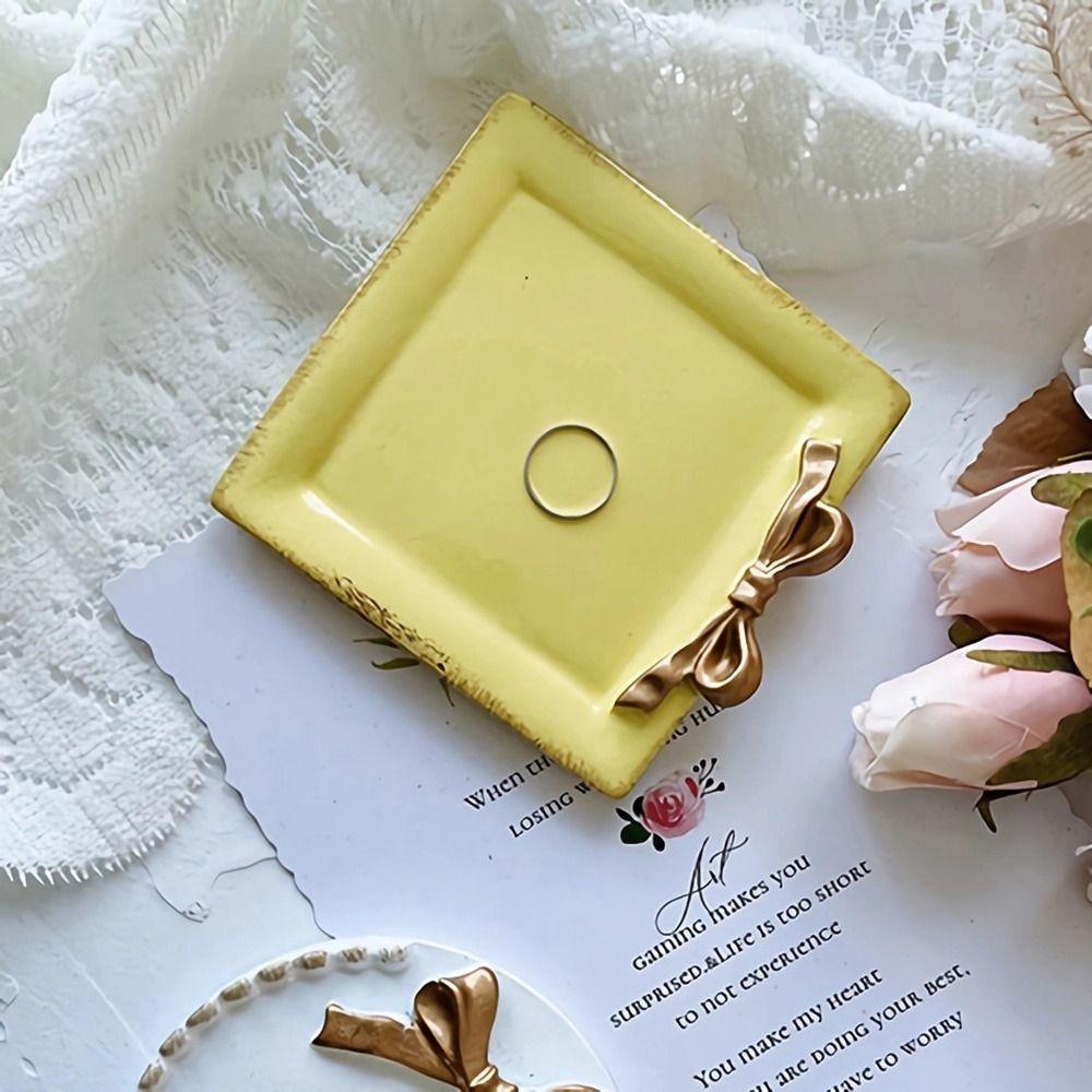 Photo Props Decorative Jewelry Plate Resin Jewelry Dish New Jewelry Display Tray Jewelry