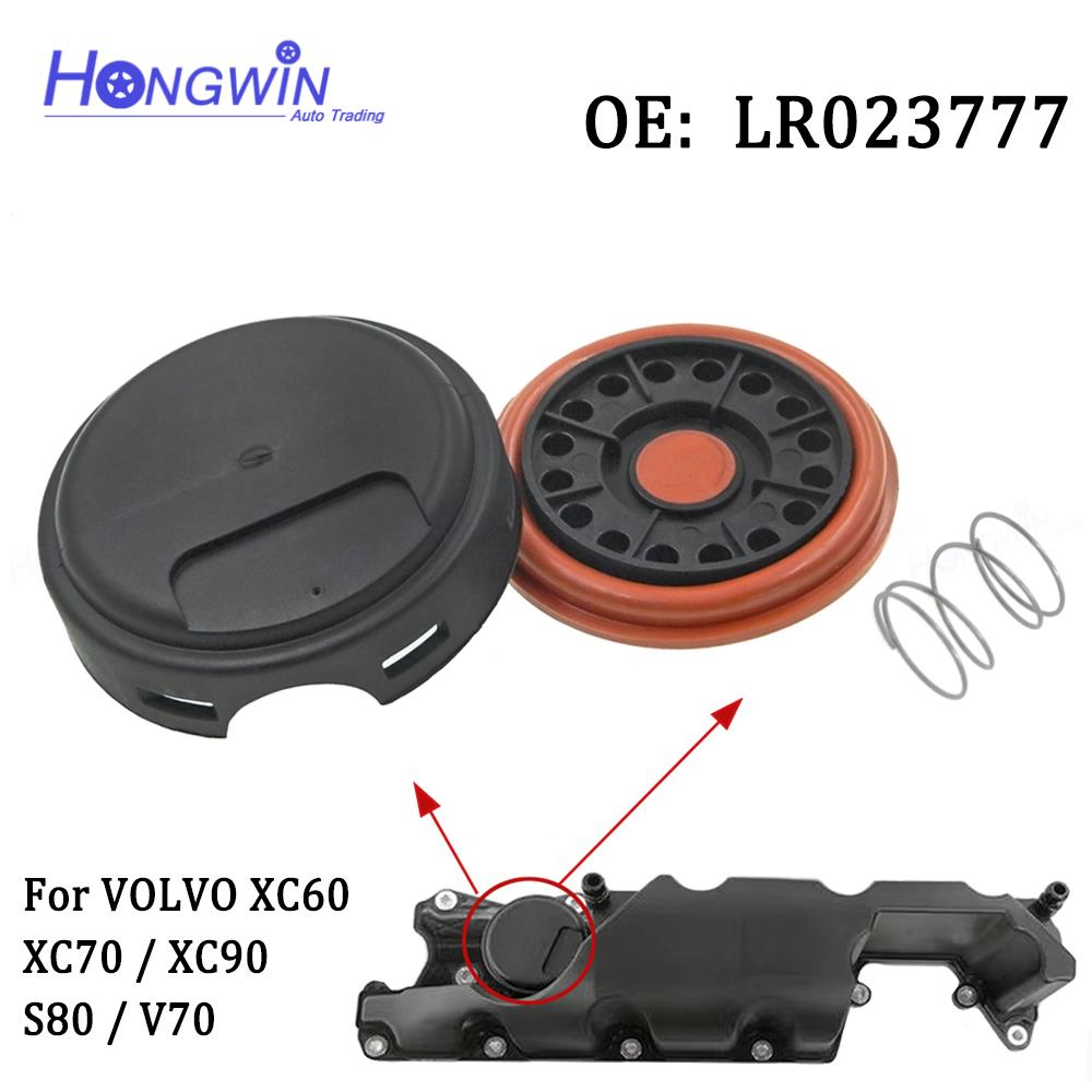 Engine Valve Cover Cap LR023777 For Land Rover Freelander Volvo XC60 XC70 XC90 S80 V70 2007 2008-2015 LR009326 LR006860 30788481 Engine Valve Parts 7