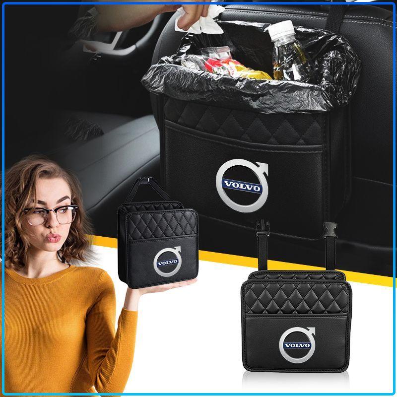 Car Seat Back tissue Box Auto Sunshade Armrest Box Paper Bag For Volvo XC90 XC60 XC70 XC40 V90 V60 V40 C70 C30 S80