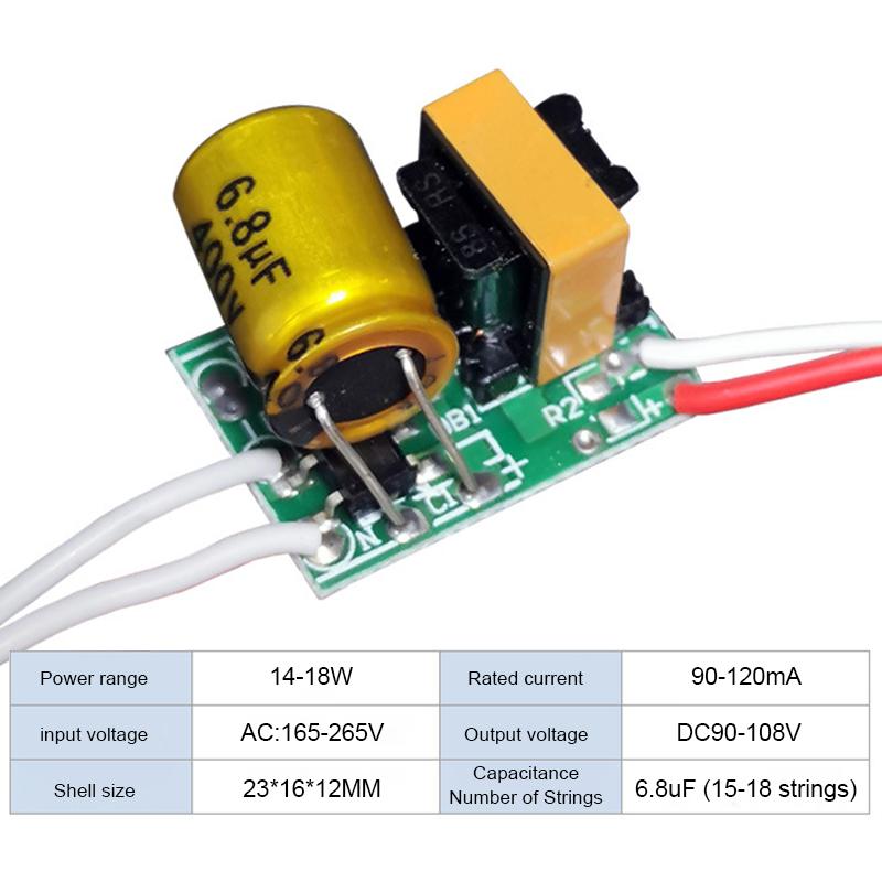 Светодиодный неизолированный драйвер питания Ac165-265V трансформаторы освещения для светодиодных ламп SMD 5-28W 90-120Ma трансформатор новый