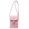 Women Pu Mini Crossbody Bag Phone Purse With Lock Clasp For Casual Outings Use