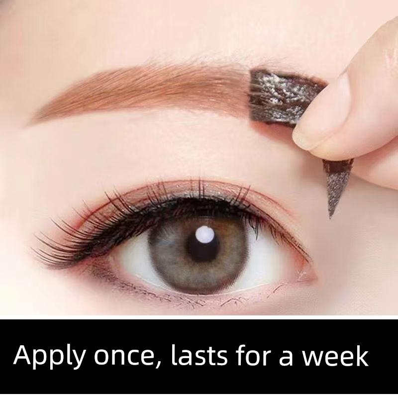 Lazy Person's Peel-Off Eyebrow Gel, Waterproof and Sweat-Proof, Long-Lasting, Non-Fading, Natural Eyebrow Color Cream, Shaping Eyebrow Pencil