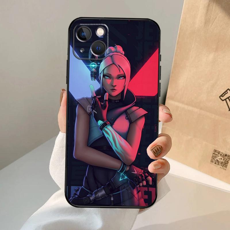 Чехол для телефона Valorant Для iPhone 17 Air 16 15 13 11 12 14 Pro Max 13 12 mini 15 16 Plus 16e Чехол Coque
