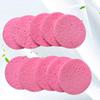 5pcs Natural Face Round Makeup Remover Tool Wood Pulp Sponge Cellulose Compress Cosmetic Puff Facial Washing Sponge Pink Blue