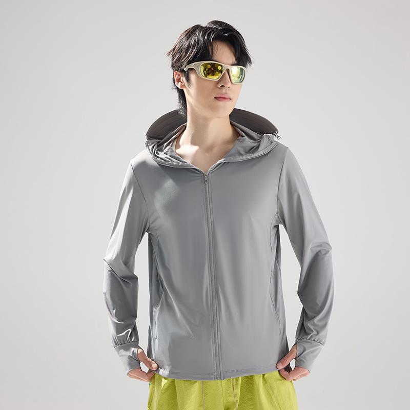 Unisex Ice Silk UV Protection Jacket - Trendy, Elastic, Casual for Mountaineering
