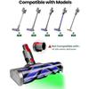 Upgraded 2 Brushes Vacuum Head Replacement for Dyson V7/V8/V10/V11/V15/SV10/SV11/SV12/SV14/SV15/SV22((Not for Slim) | Anti-Tangle Motorhead with