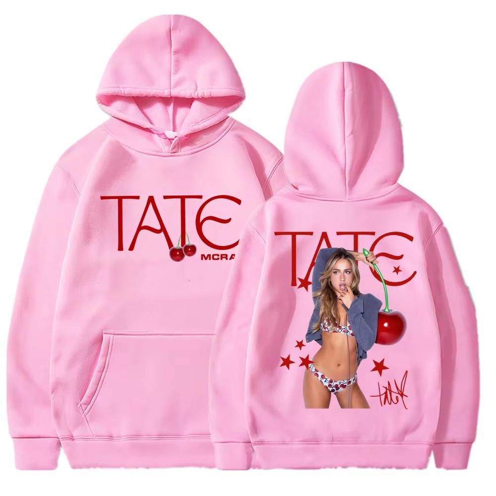 2026 Hot Singer Tate Mcrae Album Graphic Hoodies Y2K Men Women Vintage Printed Sweatshirt Trendy Streetwear for Daily Looks