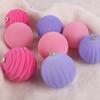 3.14inch Christmas Ball Ornaments 12PCS Xmas Tree Decorations with Hanging Loop Pink Purple Blue 3 Styles for Home Decor Party