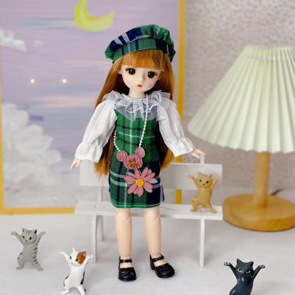 1/6 BJD кукла 30 см с несколькими подвижными суставами и макияжем для лица, модная одежда, высококачественные игрушки для девочек, кукла для друга, праздничный подарок