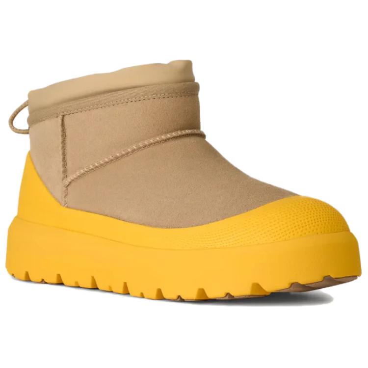Men's Boots UGG Classic Ultra Mini Weather Hybrid Boot Mustard Seed Summer Wheat Mustard Seed/Summer Wheat
